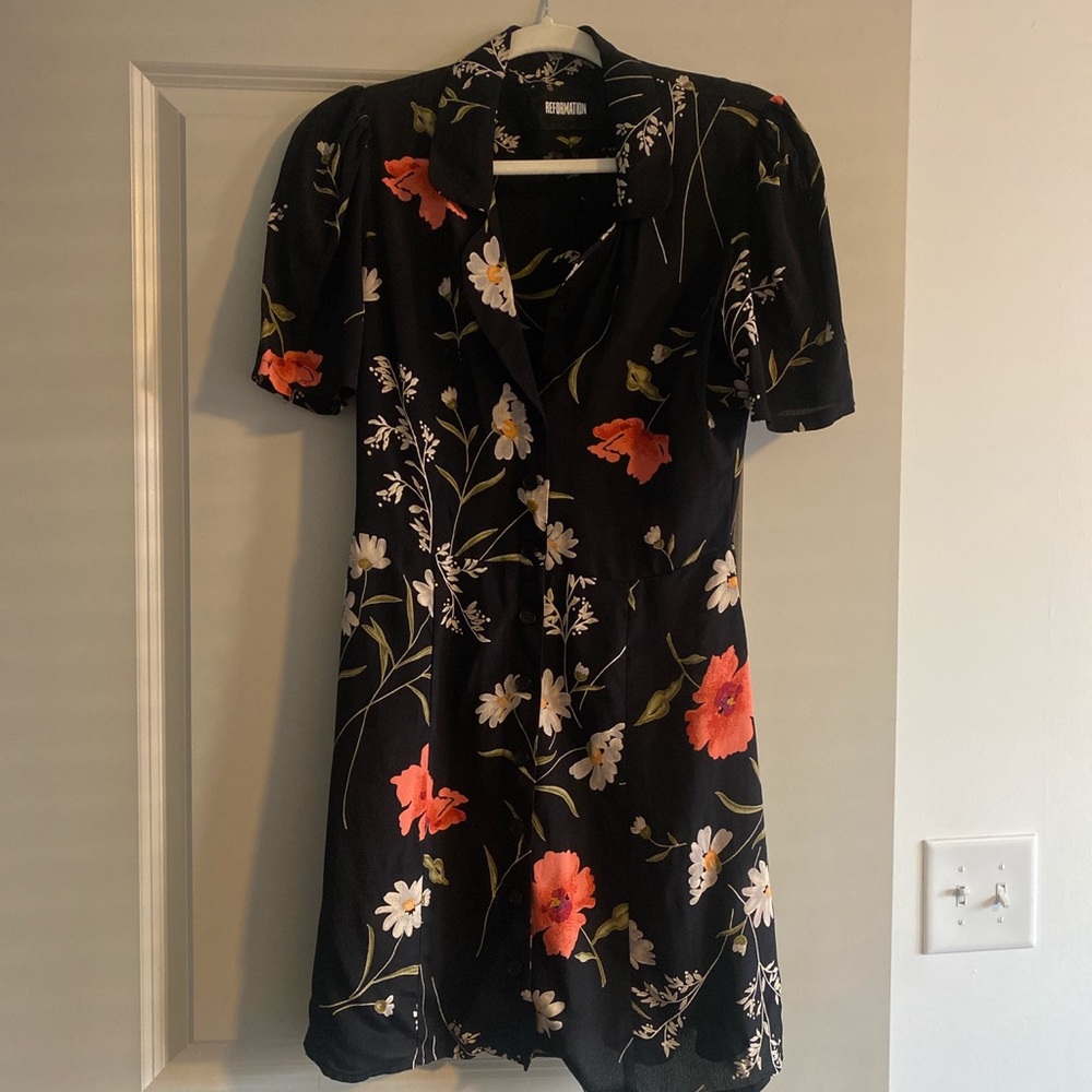 SOLD Reformation Clementine Mini Dress